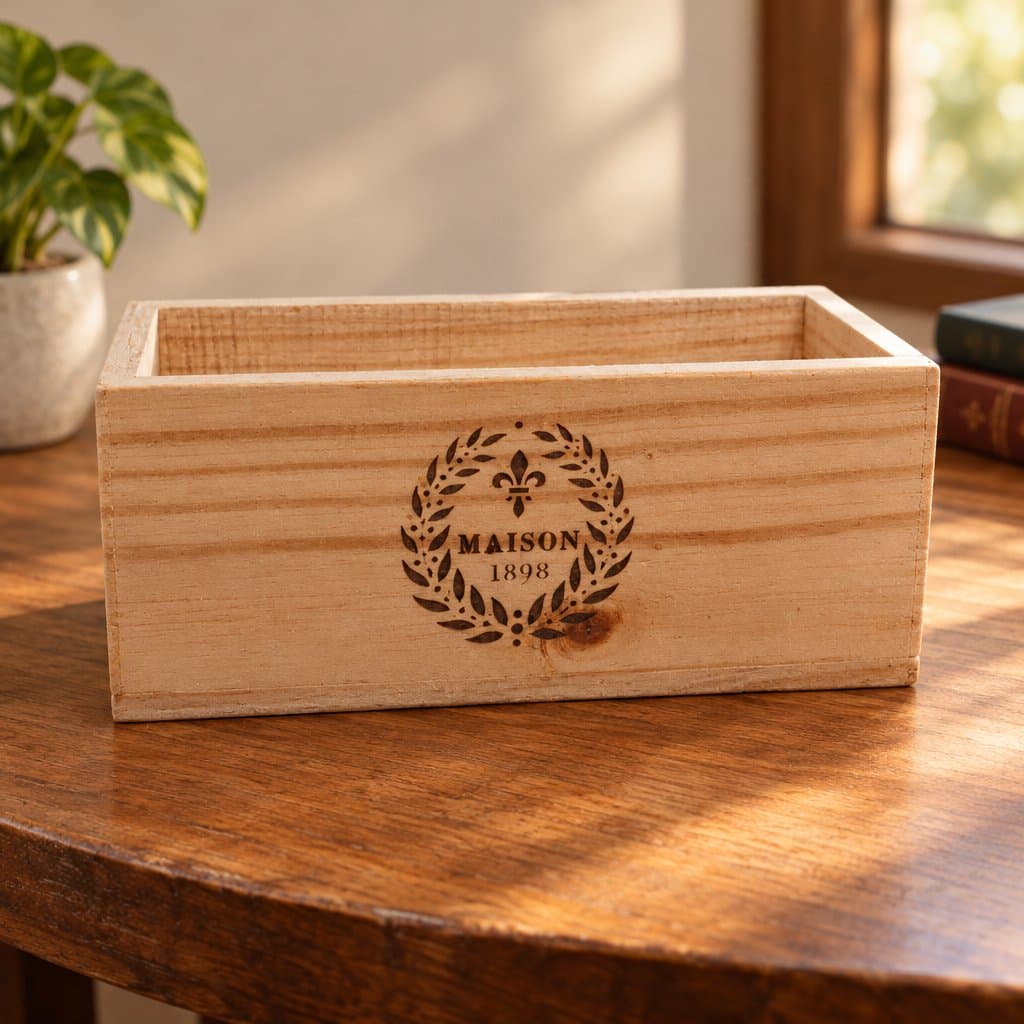 Cajón organizador de madera Maison 1898 27 x 10 x 10 cm