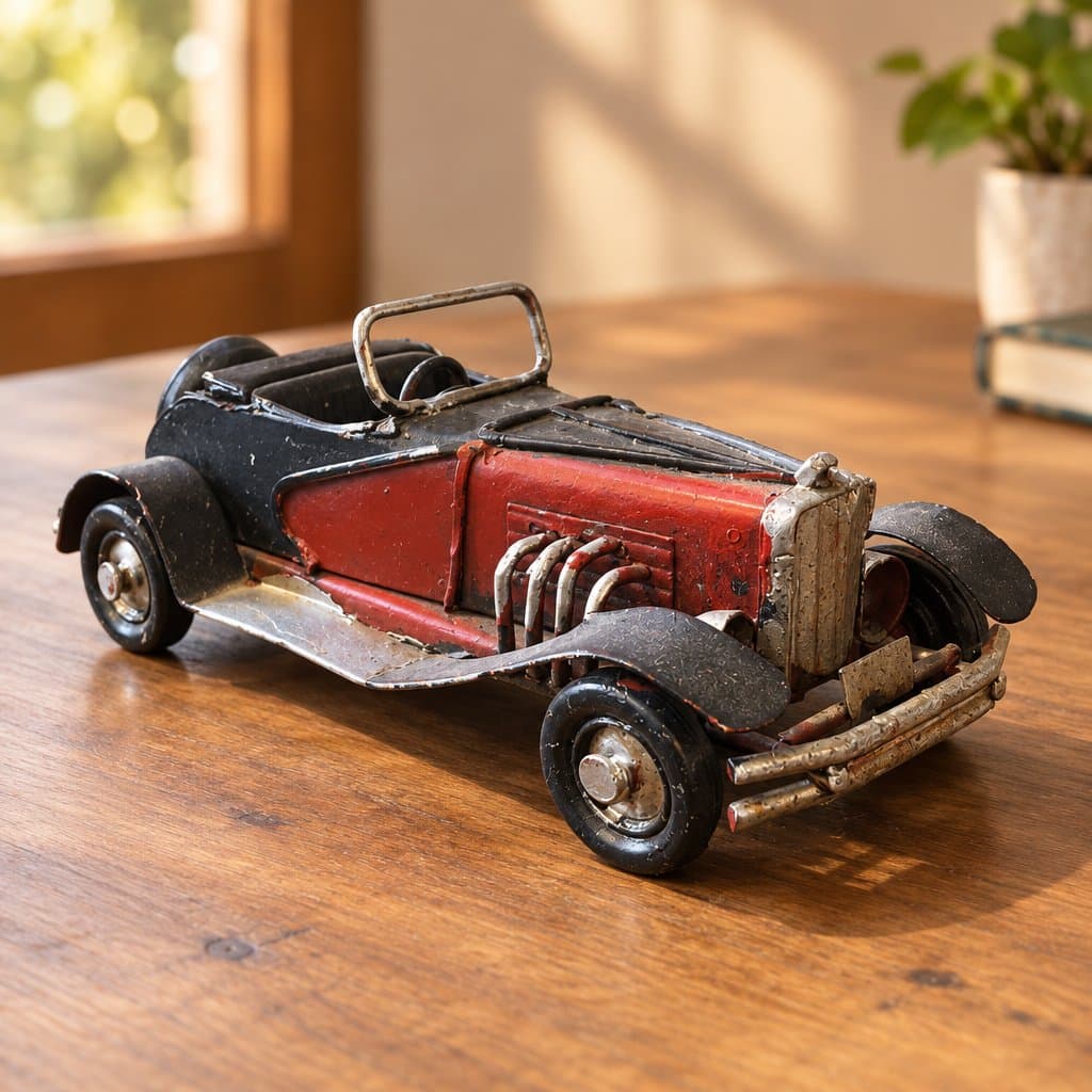 Auto Miniatura de Chapa de 11 cm