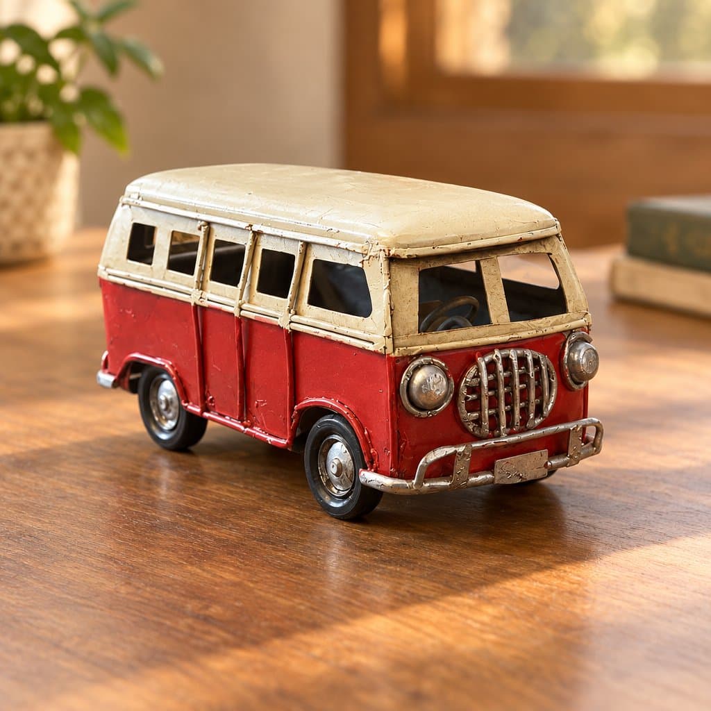 Van Miniatura de Chapa 11 cm