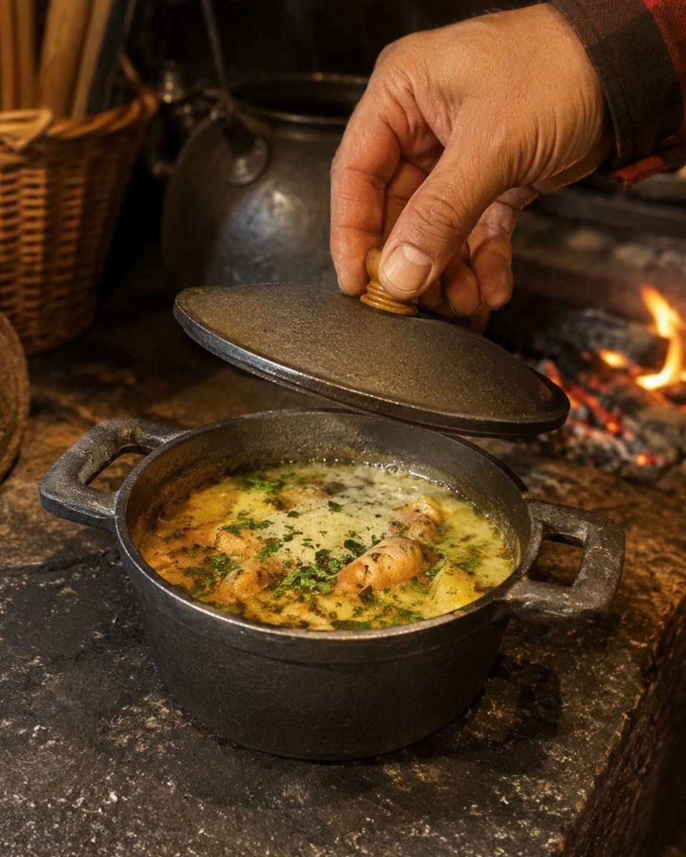 Olla Cacerola Mini de Hierro Fundido