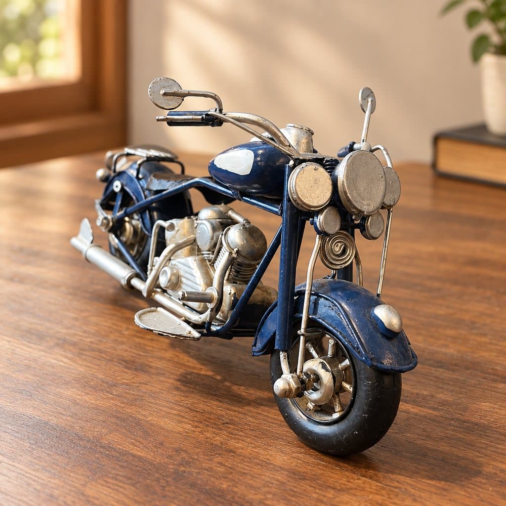 Moto de Chapa en Miniatura