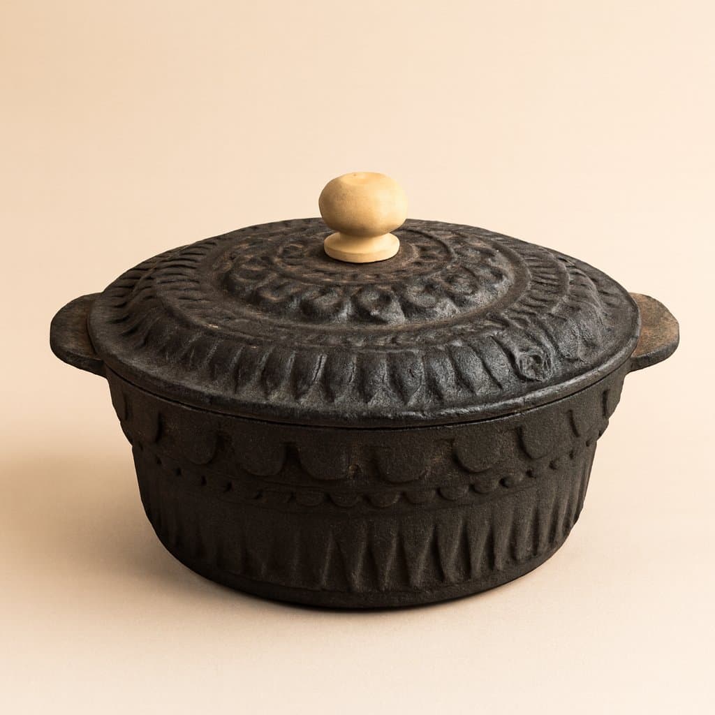 Olla Cacerola de Hierro Fundido Labrada 20 cm - Donairoso