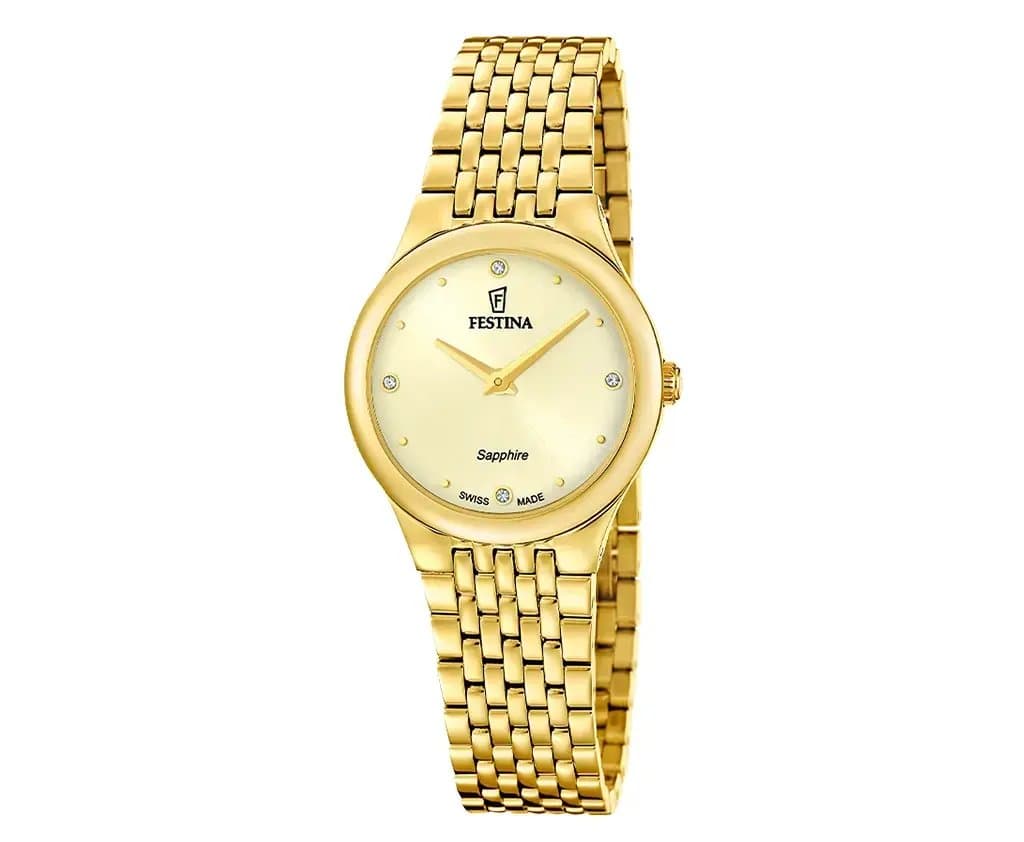 Reloj Festina Analogico de Mujer I Modelo Swiss Made Grace F20098.2