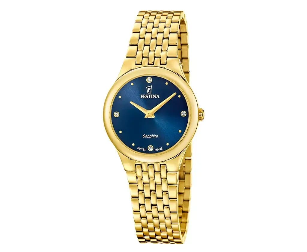 Reloj Festina Analogico de Mujer I Modelo Swiss Made Grace F20098.3