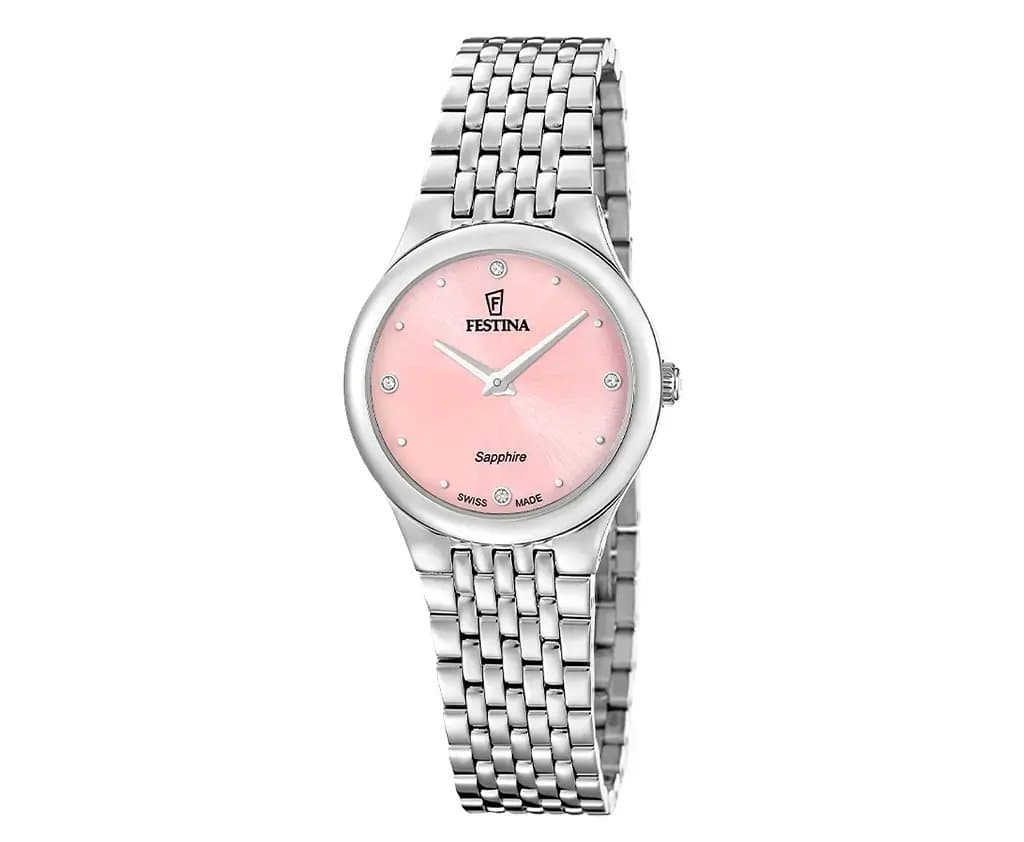 Reloj Festina Analogico de Mujer I Modelo Swiss Made Grace F20096.2