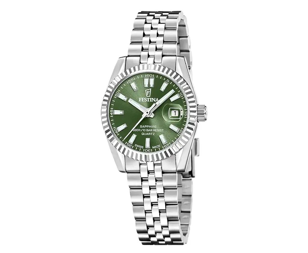 Reloj Festina Analogico de Mujer I Modelo Swiss Made Classics F20087.5