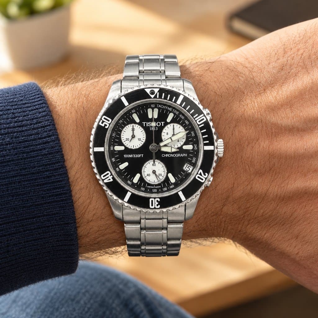Reloj Tissot Cronógrafo de Acero