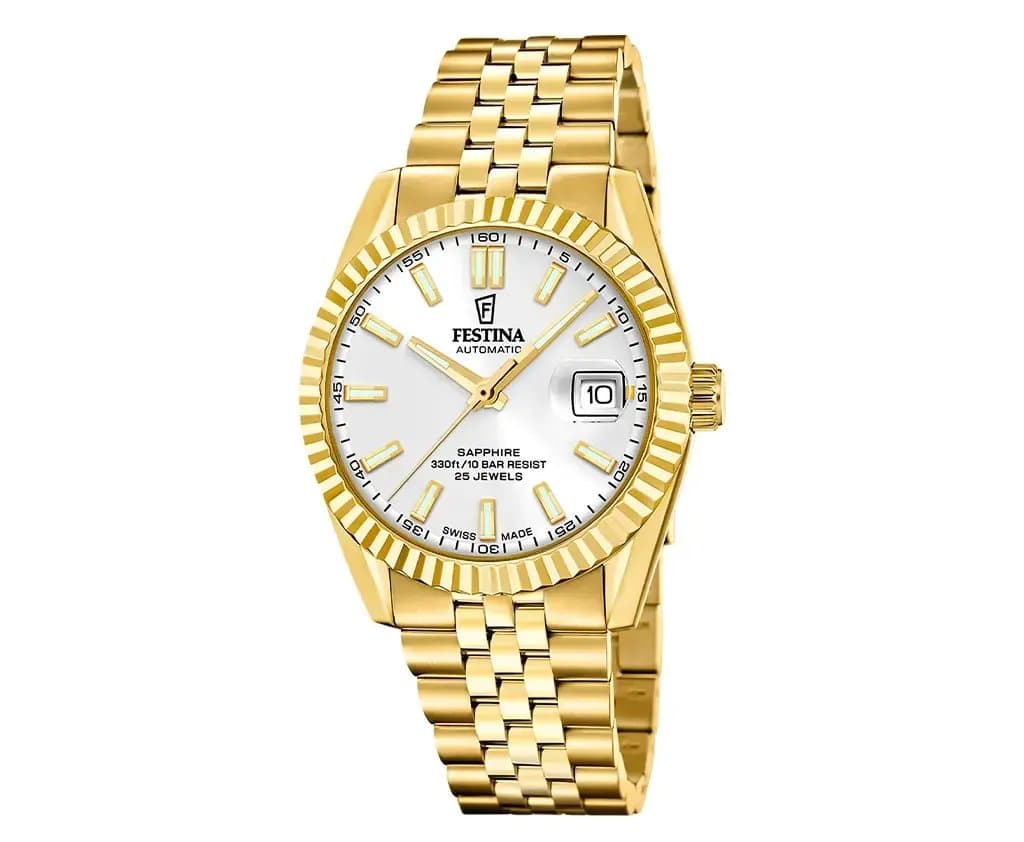 Reloj Festina Analogico de Hombre I Modelo Swiss Made Automatico F20092.1