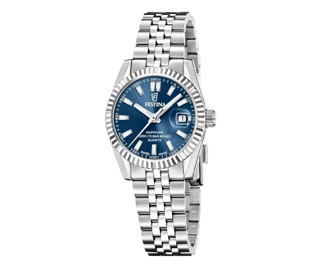 Reloj Festina Analogico de Mujer I Modelo Swiss Made Classics F20087.4