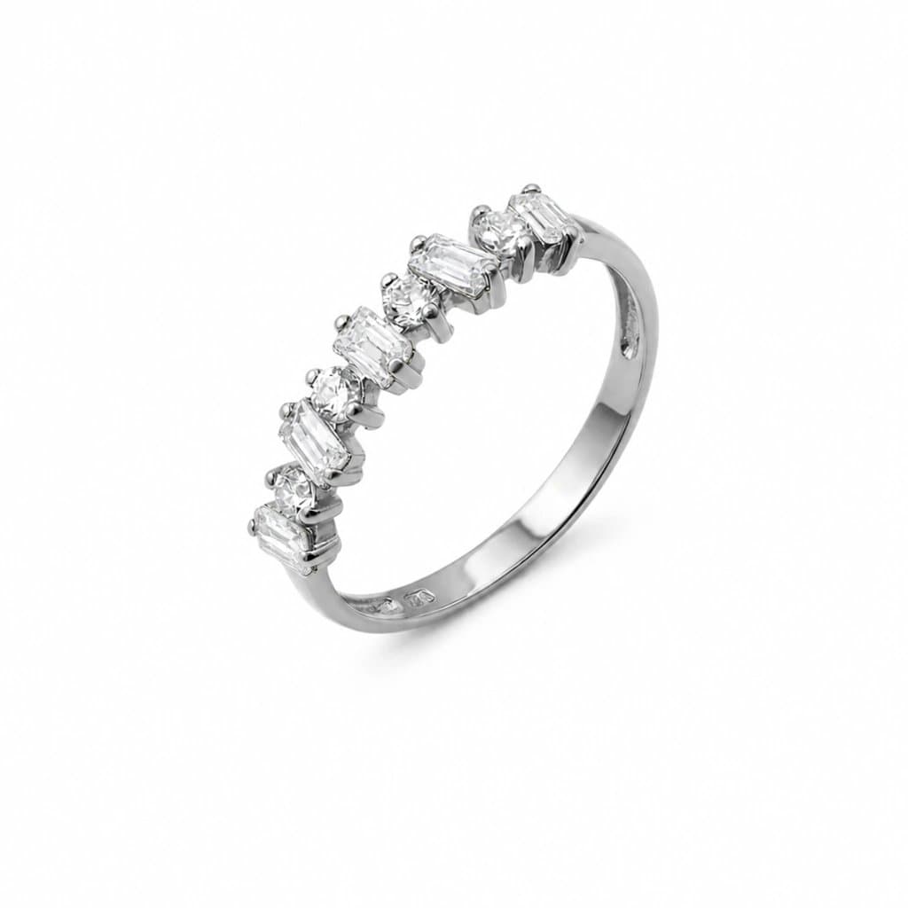 Anillo LUA 18k White Gold Crystal