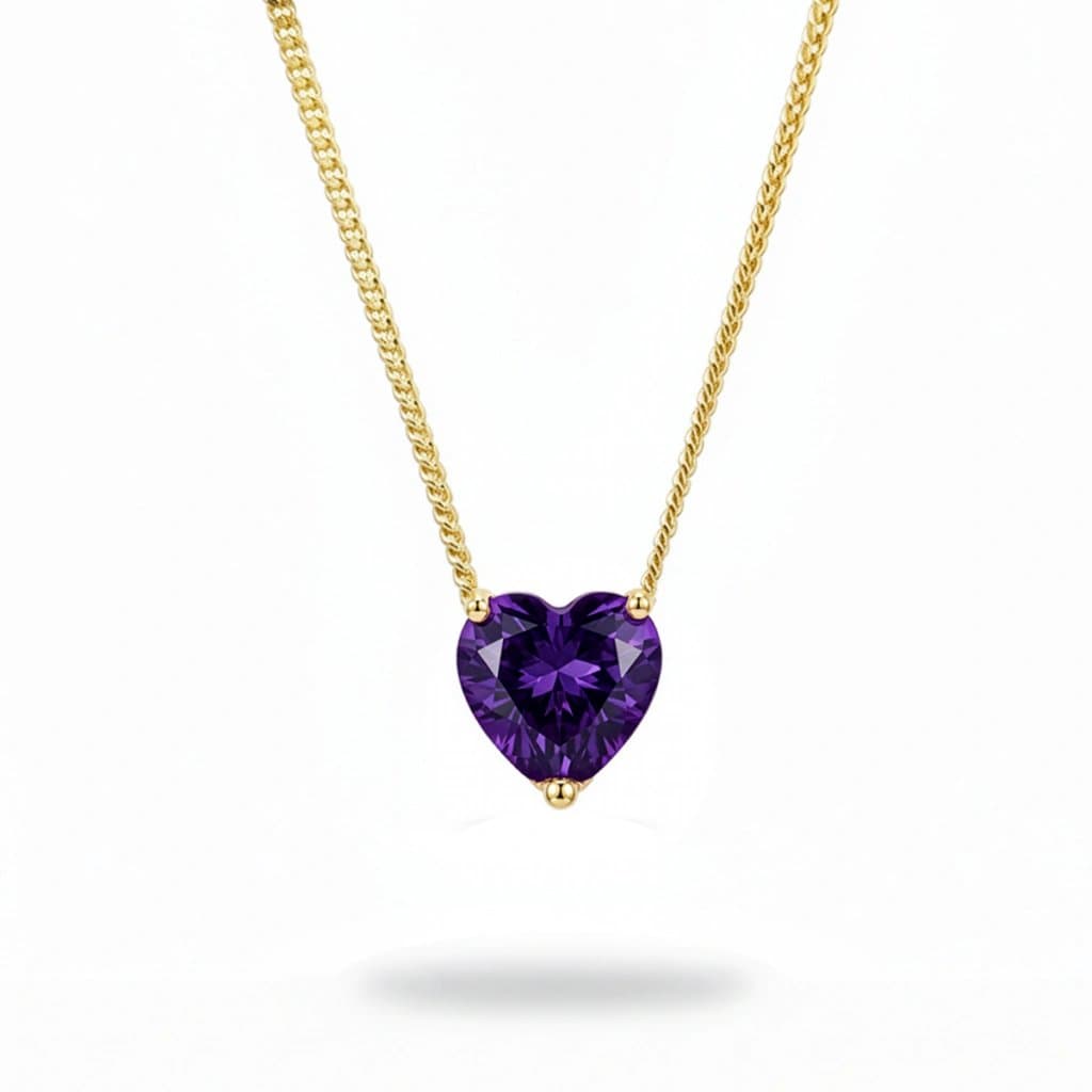Collar BASTET AMETHYST 18K