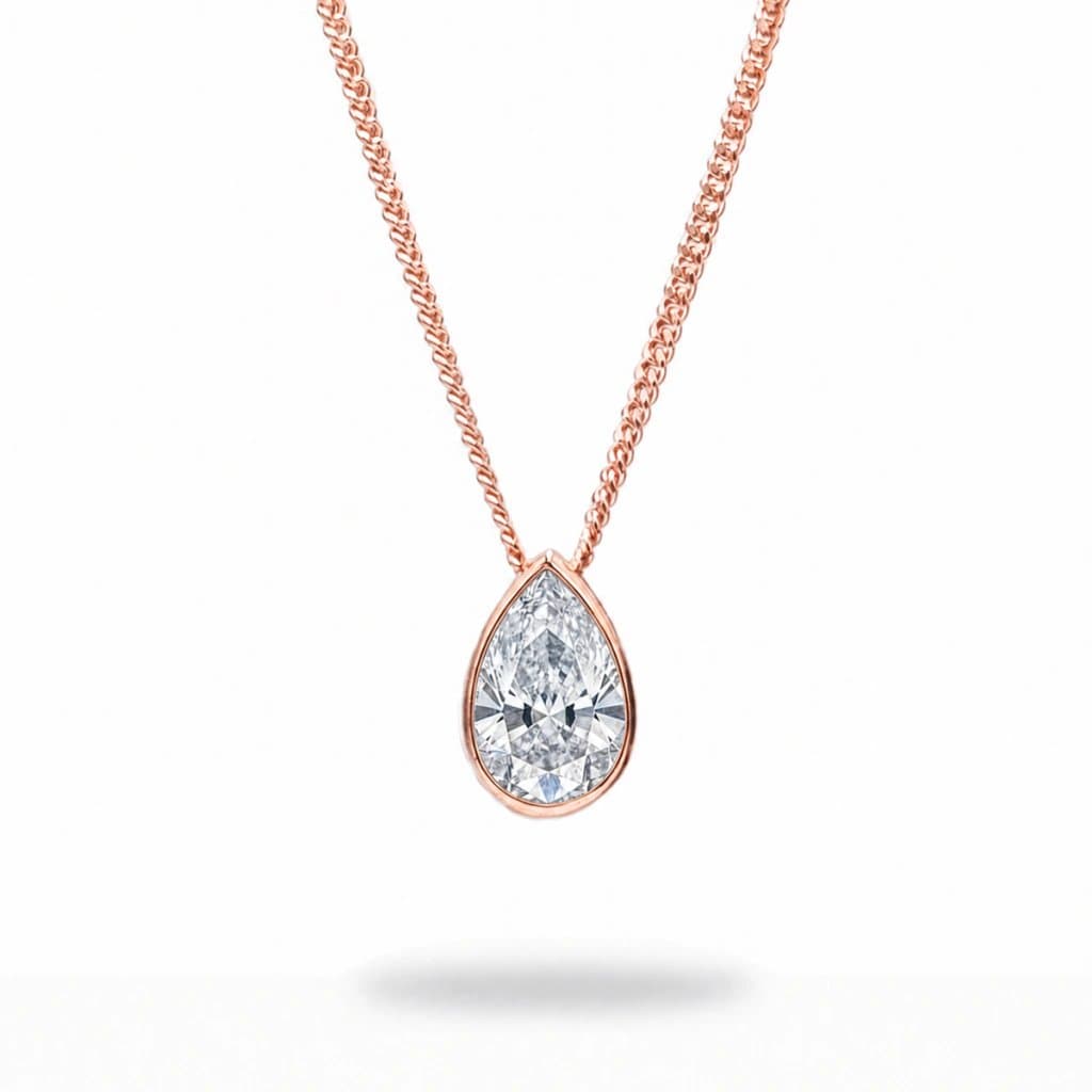 Collar CORINTO 18k Rosé Crystal