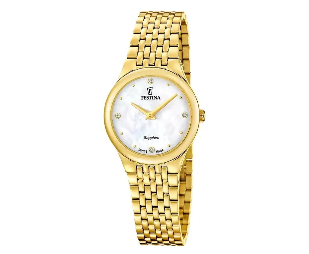 Reloj Festina Analogico de Mujer I Modelo Swiss Made Grace F20098.1