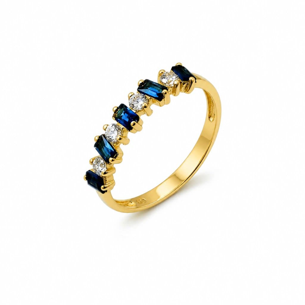 Anillo LUA 18k Gold Crystal