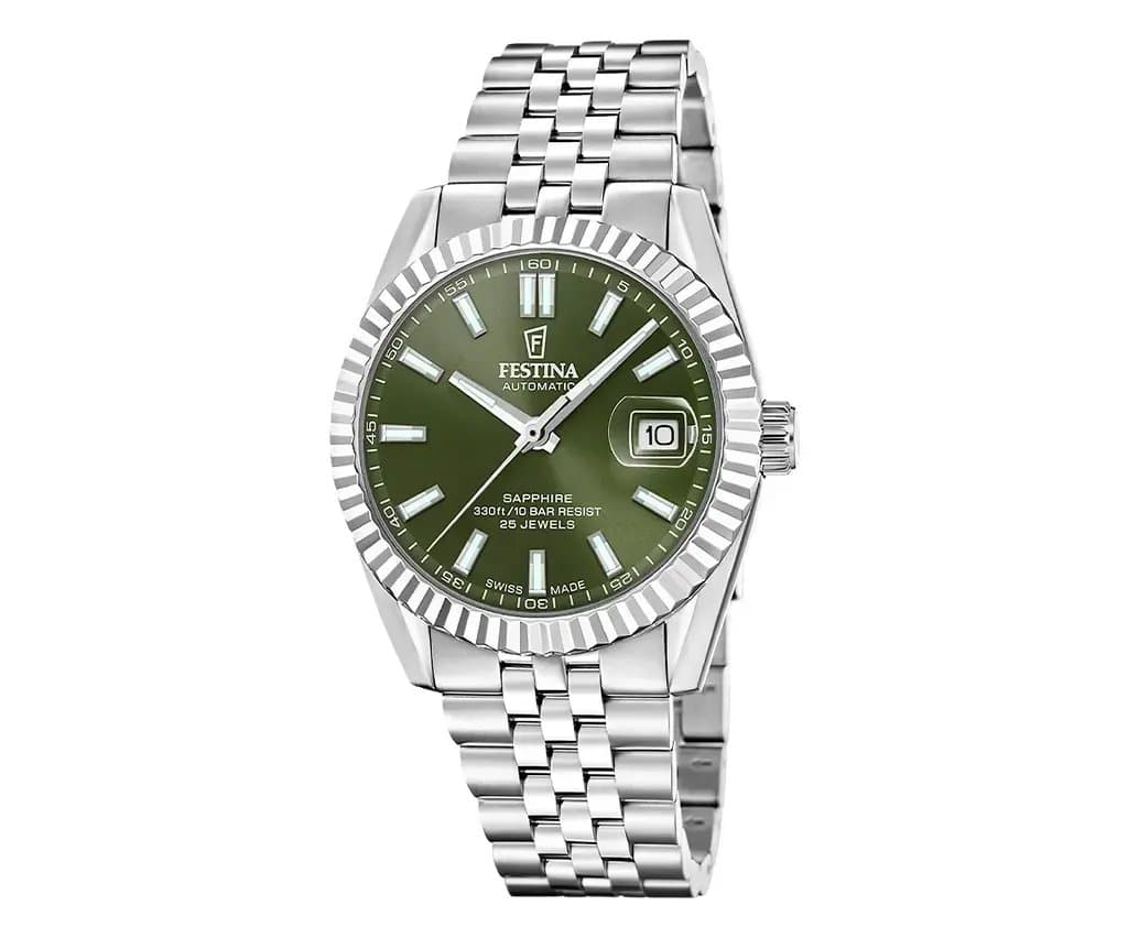 Reloj Festina Analogico de Hombre I Modelo Swiss Made Automatico F20090.3