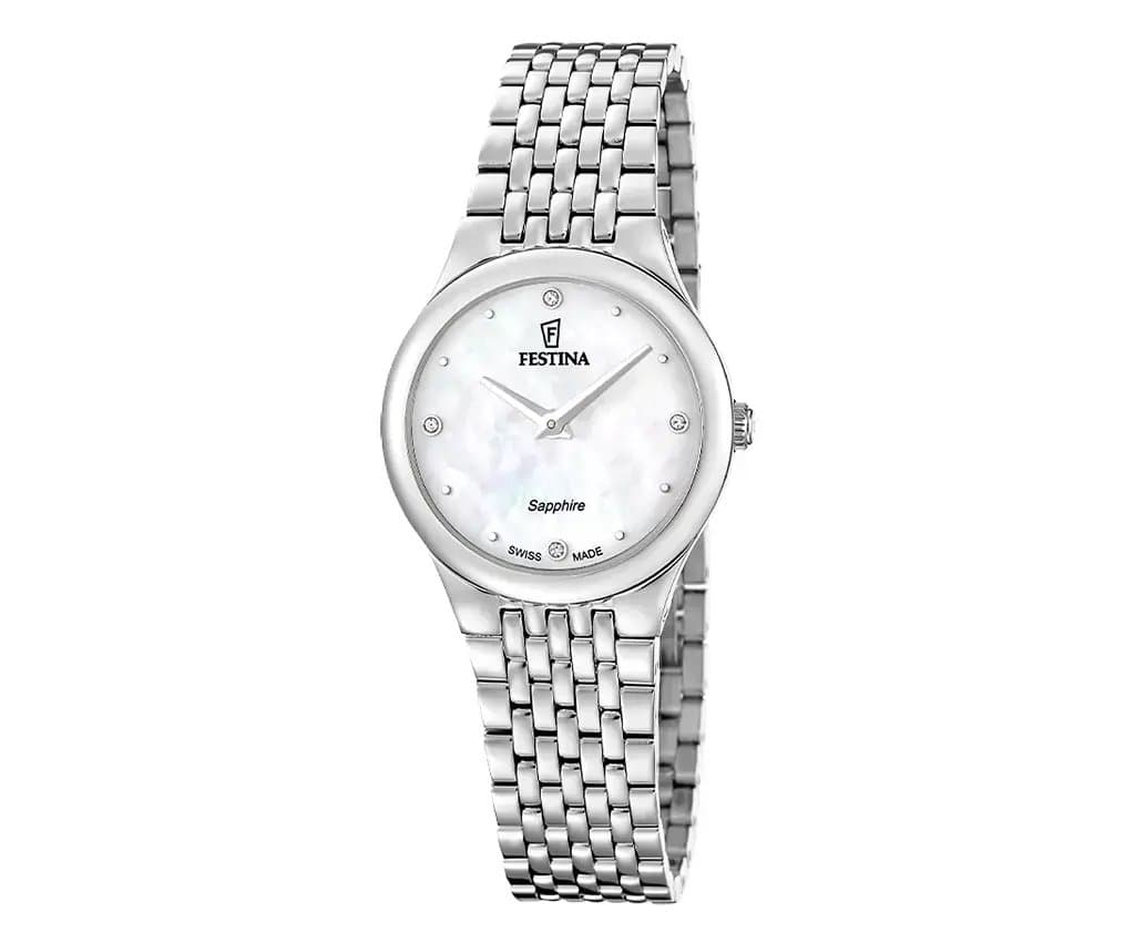 Reloj Festina Analogico de Mujer I Modelo Swiss Made Grace F20096.1